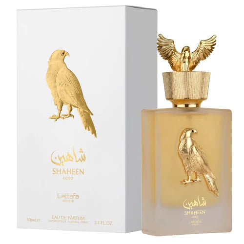Shaheen Gold EDP Perfume - 100ml (3.4 Oz) By Lattafa Pride