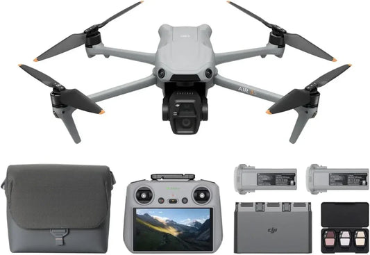 Air 3 Dual 4K Drone with Smart RC & 92 Min Flight | Air 3 drone with two 4K cameras, smart remote, and 92-minute flight time