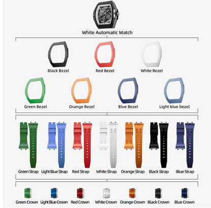 Atomic Interchangeable Automatic Watch Combo (7-in-1) | Luxury 7-in-1 Interchangeable Automatic Watch