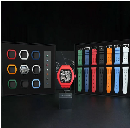 Atomic Interchangeable Automatic Watch Combo (7-in-1) | Luxury 7-in-1 Interchangeable Automatic Watch
