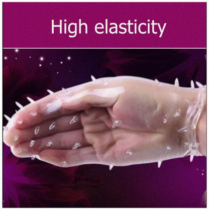 Soft Silicone Reusable Spike Dotted Condom